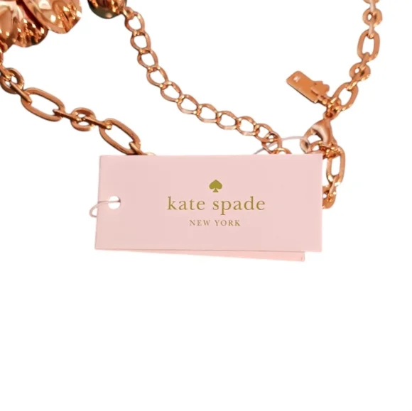 SOLD Kate Spade Precious Poppies Statement Necklace RARE - Picture 10 of 11